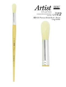 KCK BRISTLE ROUND LONG HANDLE BRUSH - BR 679R #12